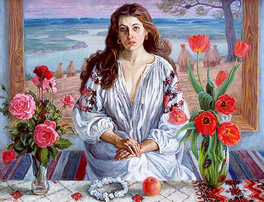 «Жіночий портрет». 1998. Полотно, олія